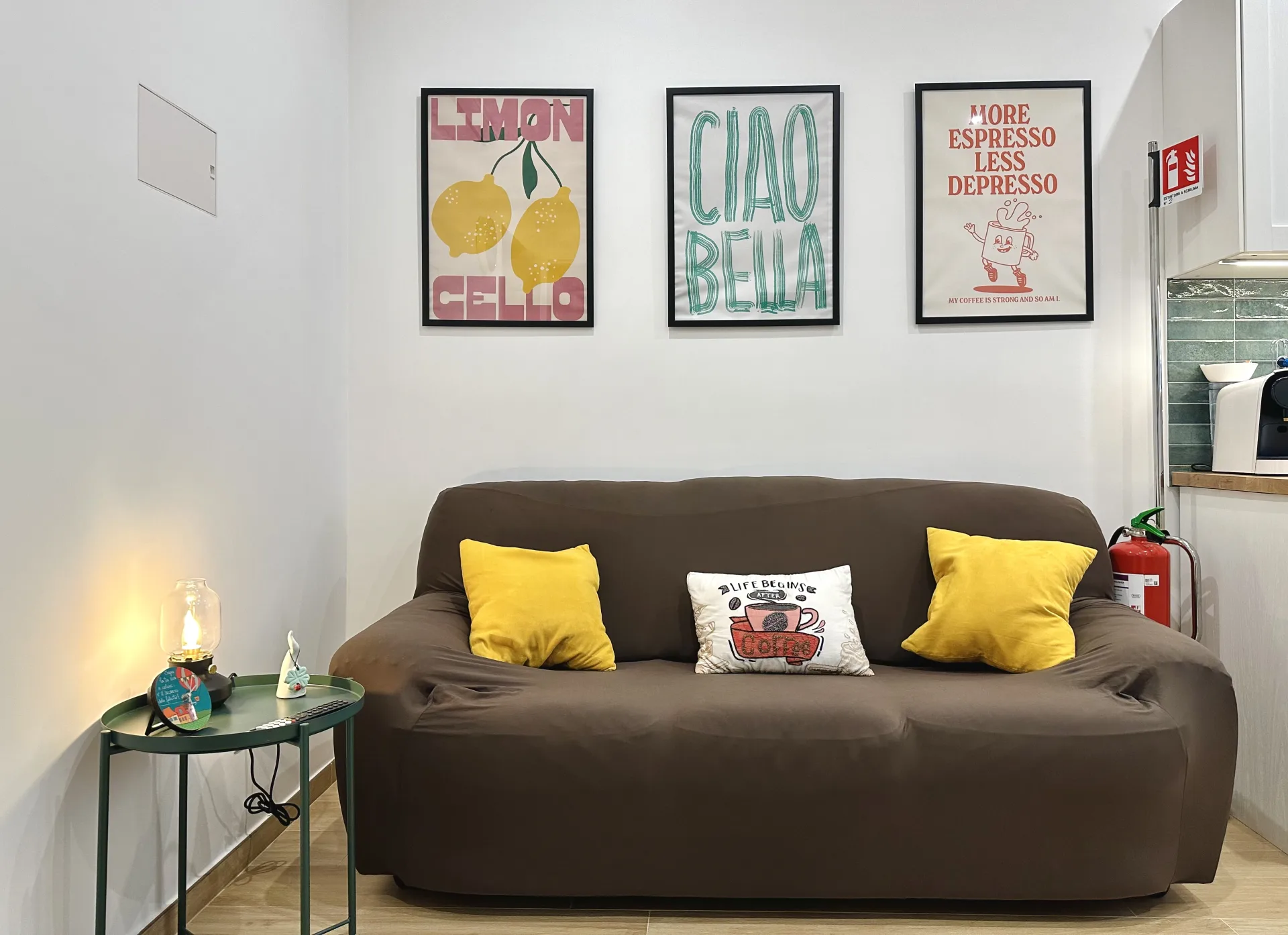 Soggiorno open space Appartamento Smeraldo